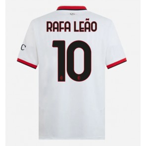 AC Milan Rafael Leao #10 Replika Udebanetrøje 2024-25 Kortærmet